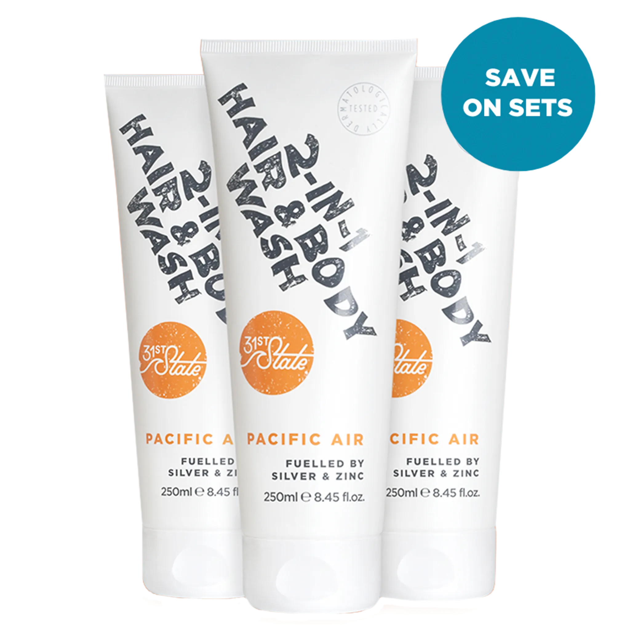 3 x 2-in-1 Hair & Body Wash