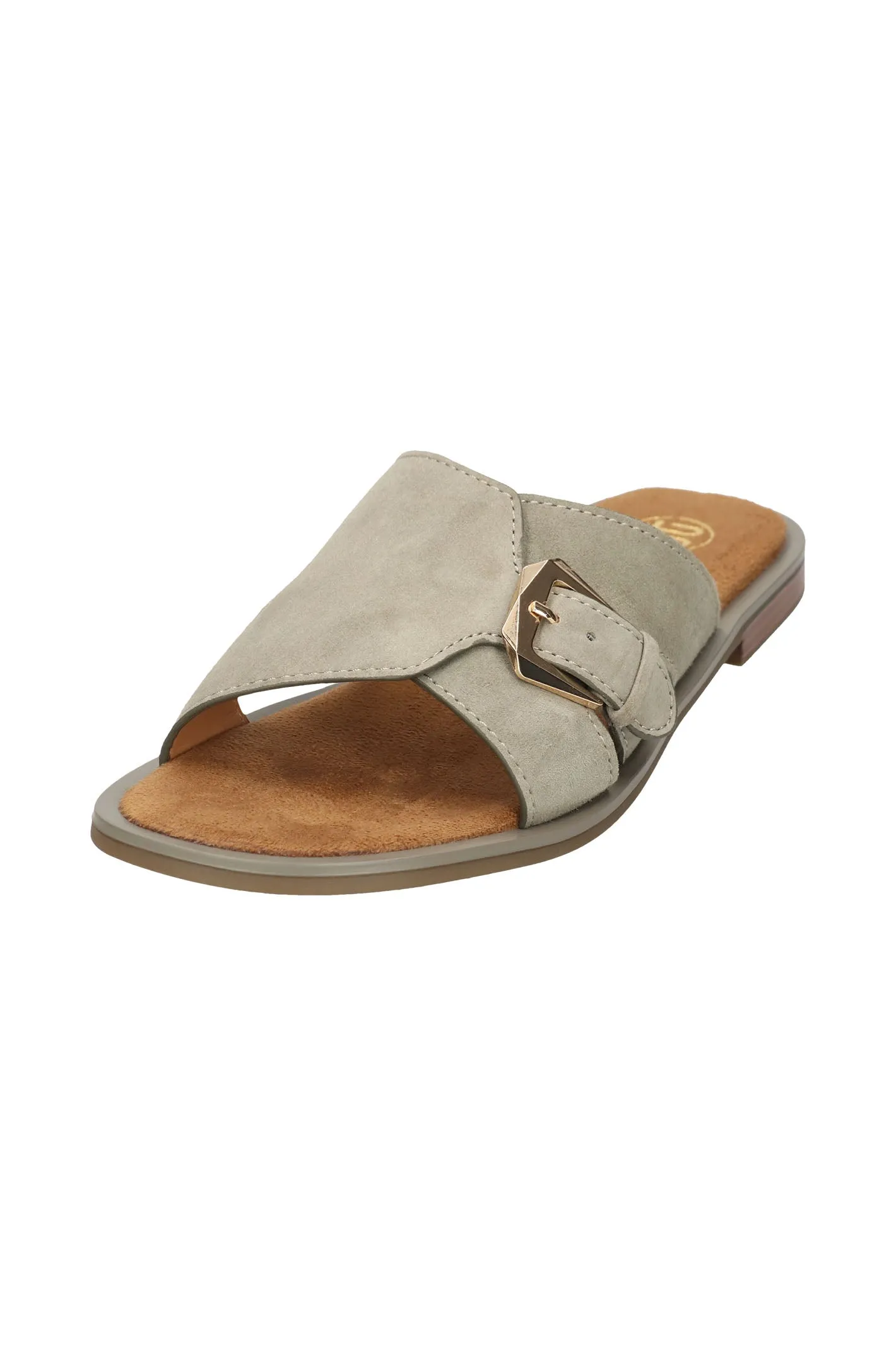 Bagatt D31-AK590-3400 Dark Green Suede Mule Sandal