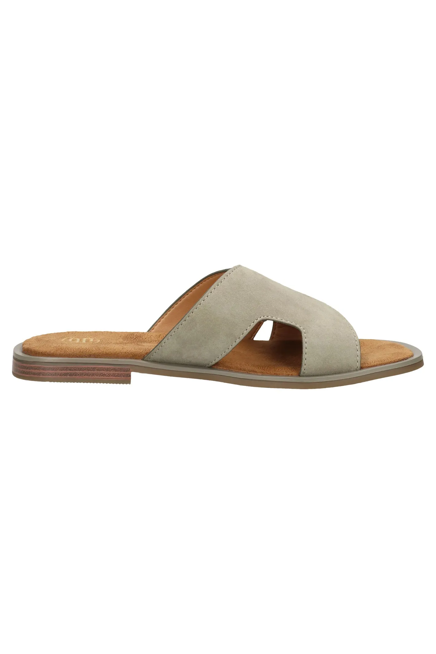 Bagatt D31-AK590-3400 Dark Green Suede Mule Sandal