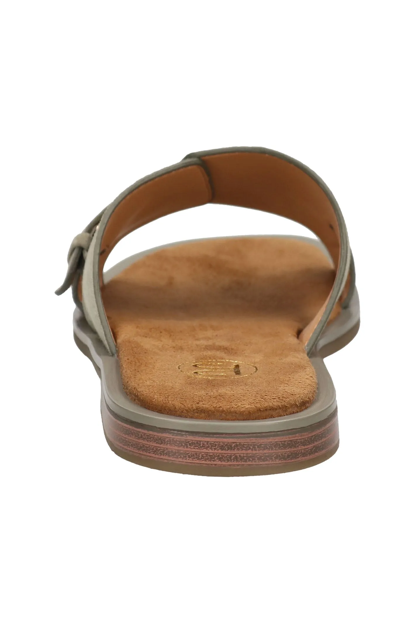 Bagatt D31-AK590-3400 Dark Green Suede Mule Sandal