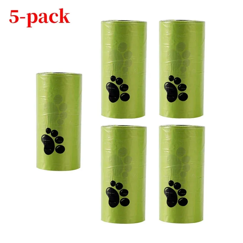 Biodegradable Dog Poop Bags Garbage Bags Degradable Cat Waste Bags Eco-Friendly Doggie Green EPI Unscented Thicker Pet Supplie