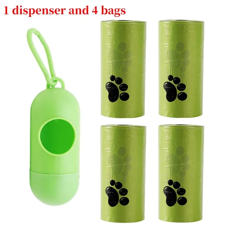 Biodegradable Dog Poop Bags Garbage Bags Degradable Cat Waste Bags Eco-Friendly Doggie Green EPI Unscented Thicker Pet Supplie