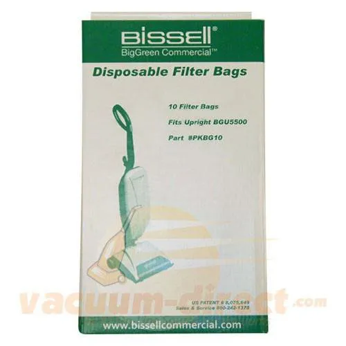 Bissell Commercial Filter Bags for BGU5500  10 Bags
