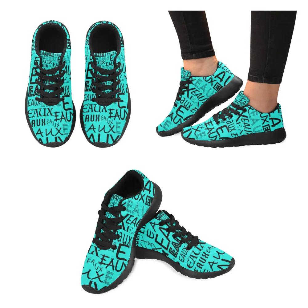 BLACK ALLEAUXVER KIDS RUNNING SHOES