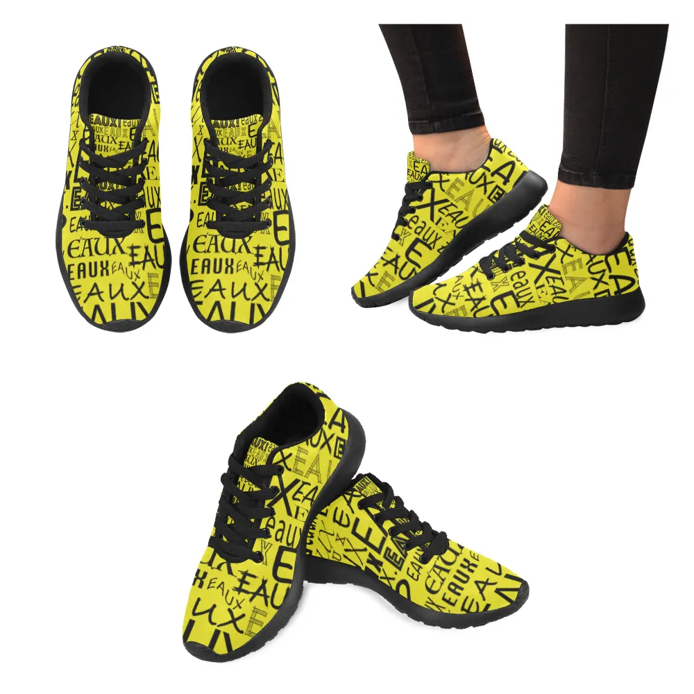 BLACK ALLEAUXVER KIDS RUNNING SHOES