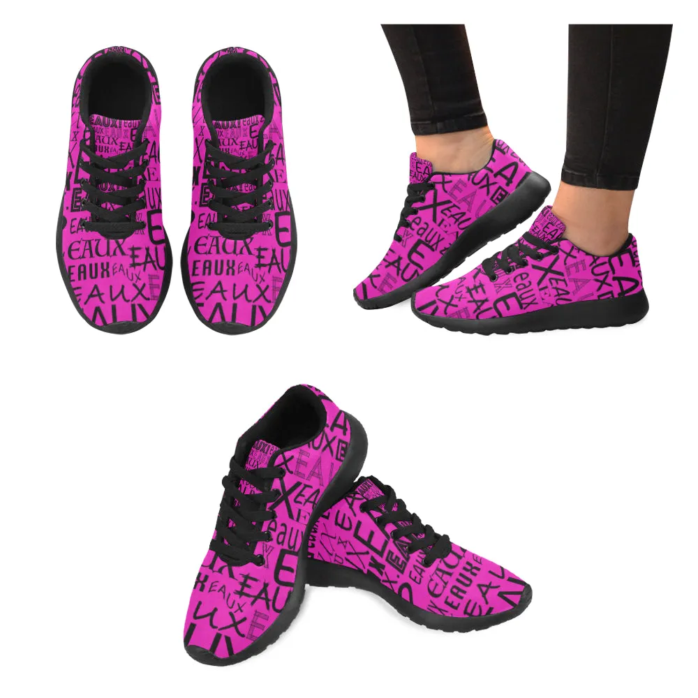 BLACK ALLEAUXVER KIDS RUNNING SHOES