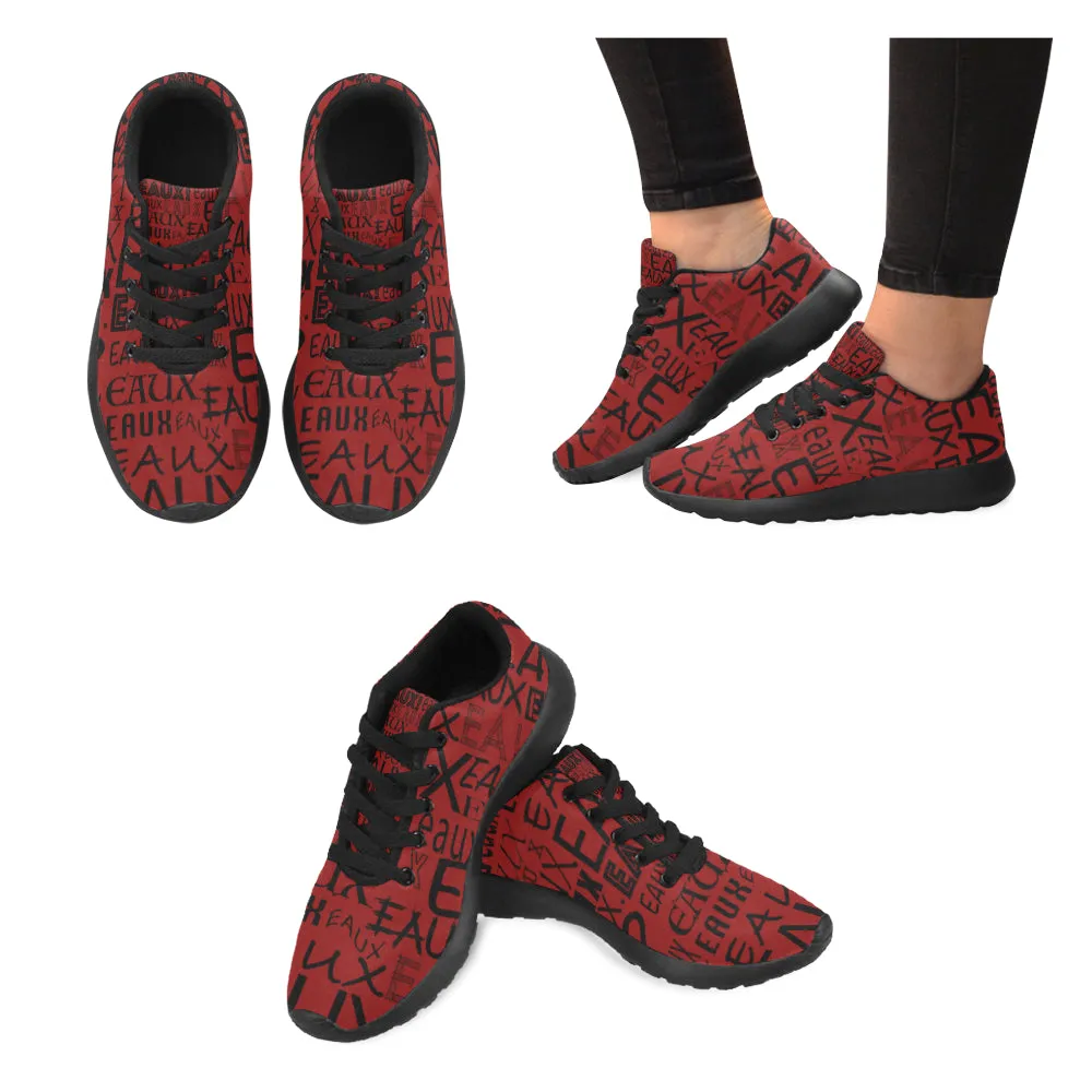 BLACK ALLEAUXVER KIDS RUNNING SHOES