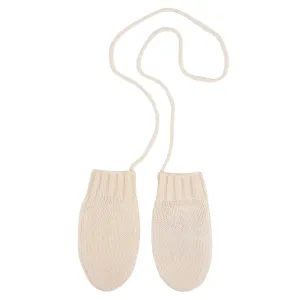 Bonpoint Baby Cashmere Mittens Milk Cream