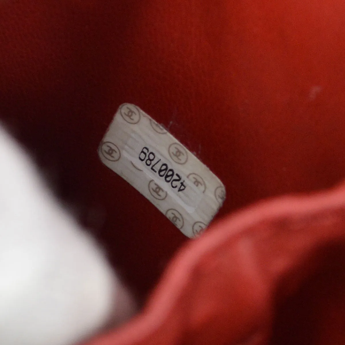 CHANEL 1996-1997 Red Caviar Timeless Vanity Handbag