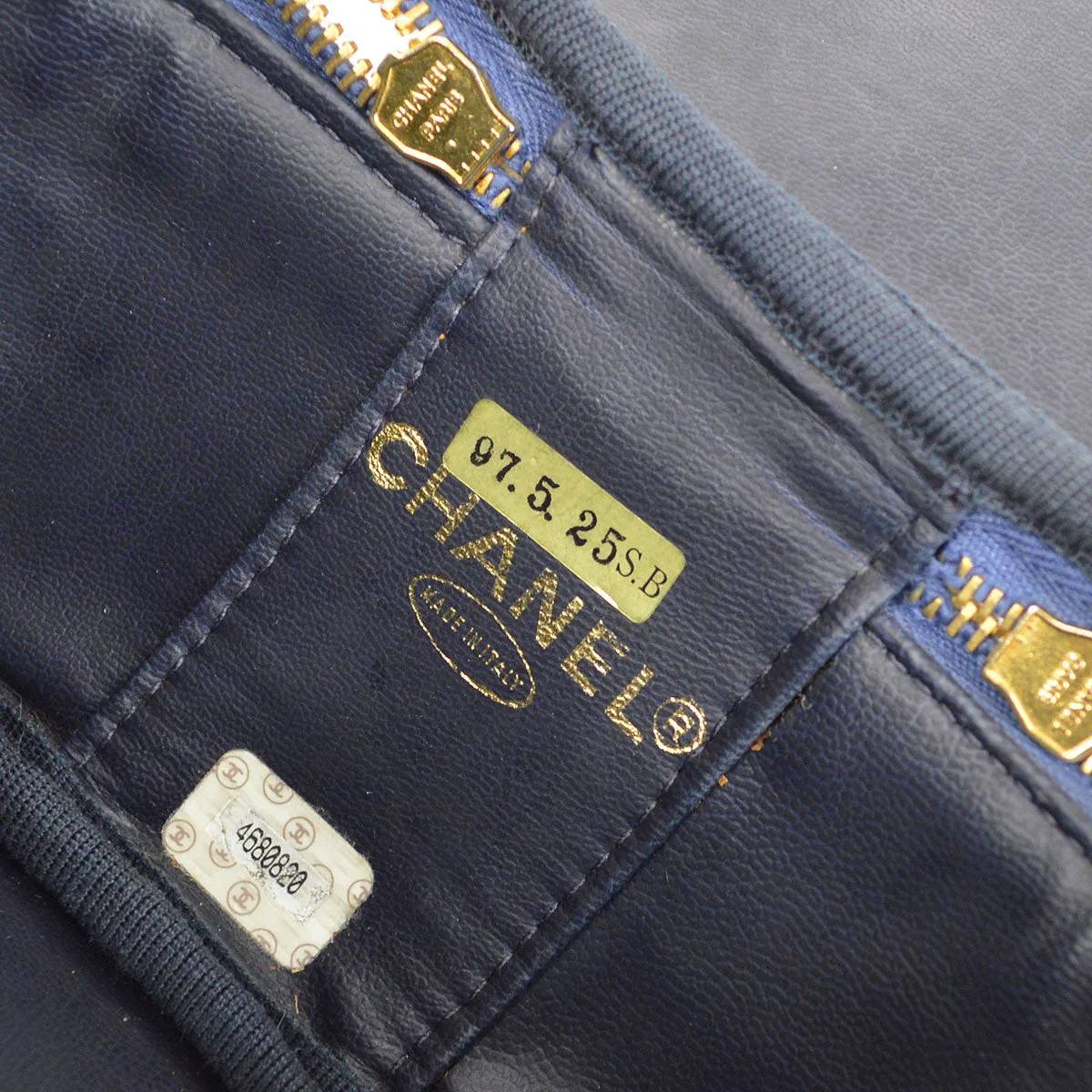 CHANEL 1997 timeless Vanity Handbag Denim 75985