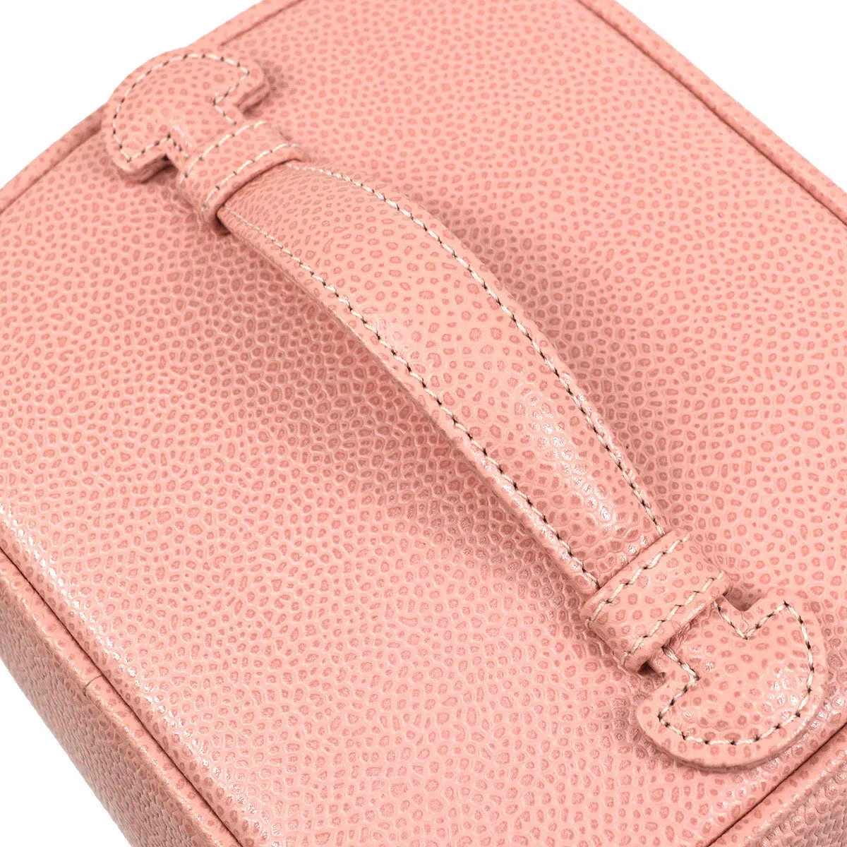 CHANEL 2003-2004 Pink Caviar Timeless Vanity Handbag 85702
