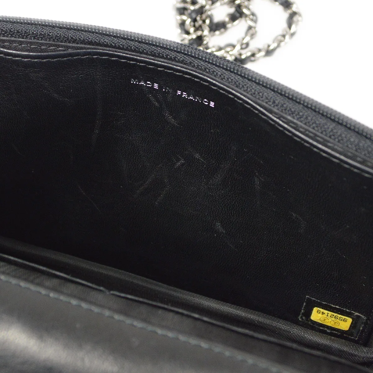 CHANEL 2004-2005 Timeless WOC SHW Black Caviar