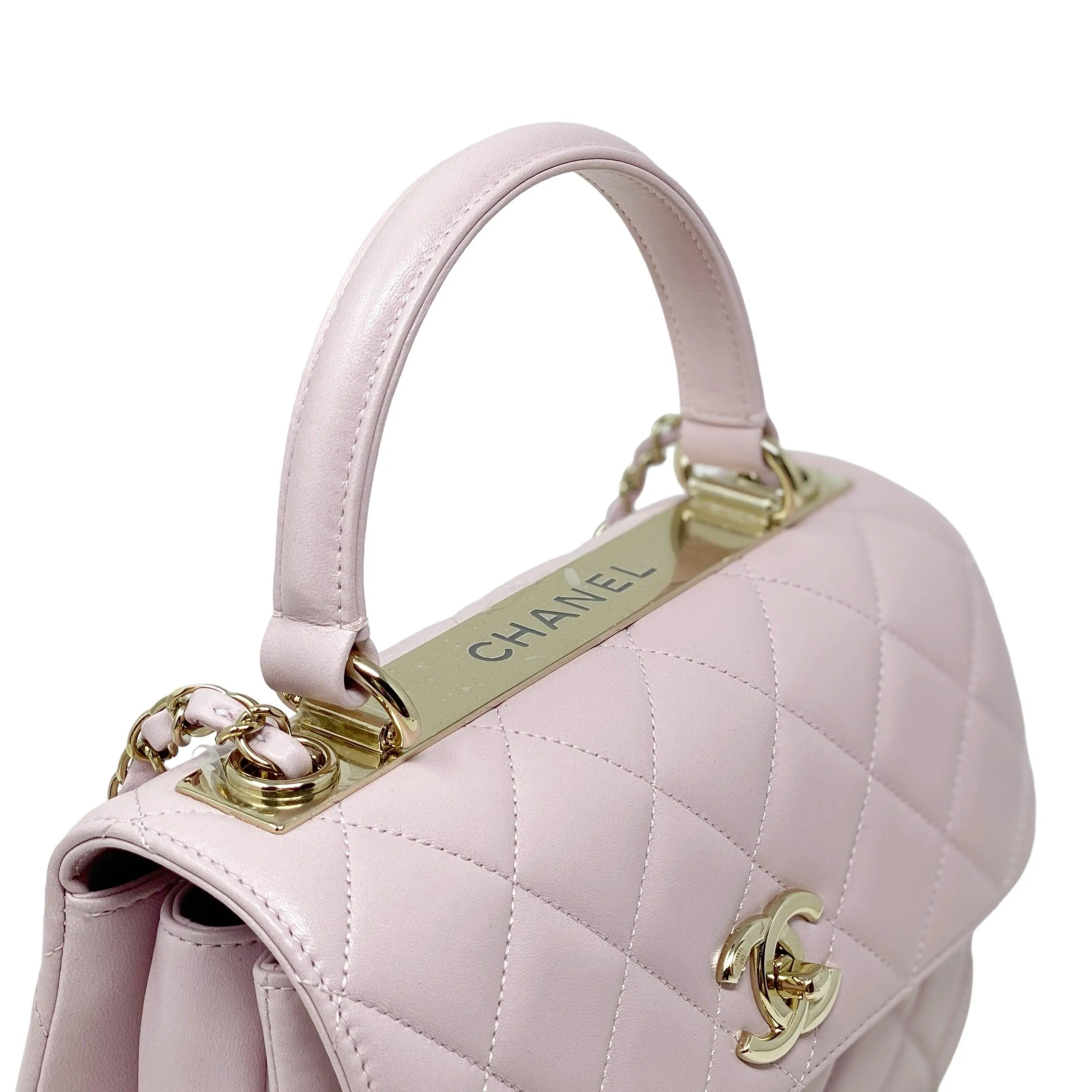 Chanel 21P Pink Medium Trendy Flap