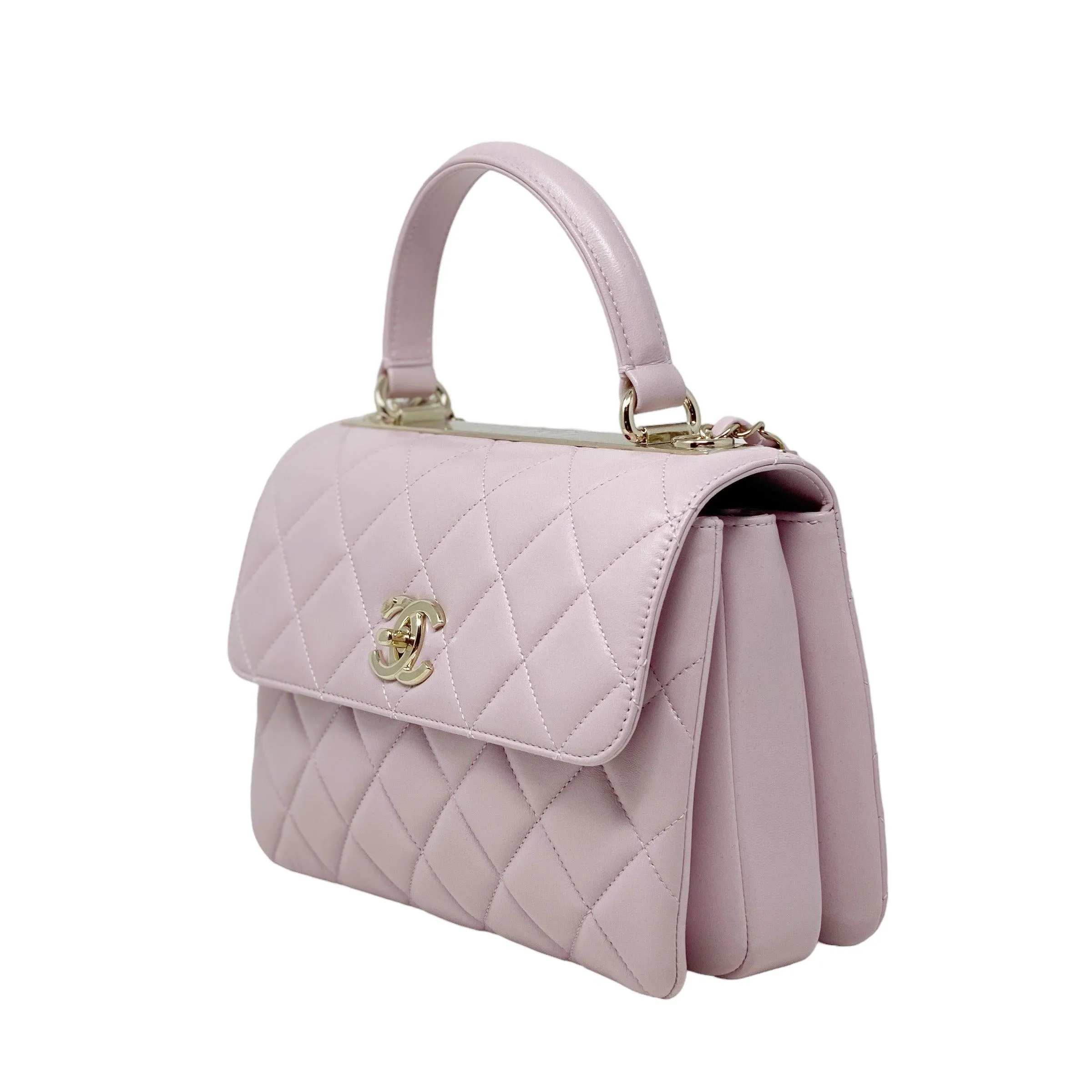 Chanel 21P Pink Medium Trendy Flap