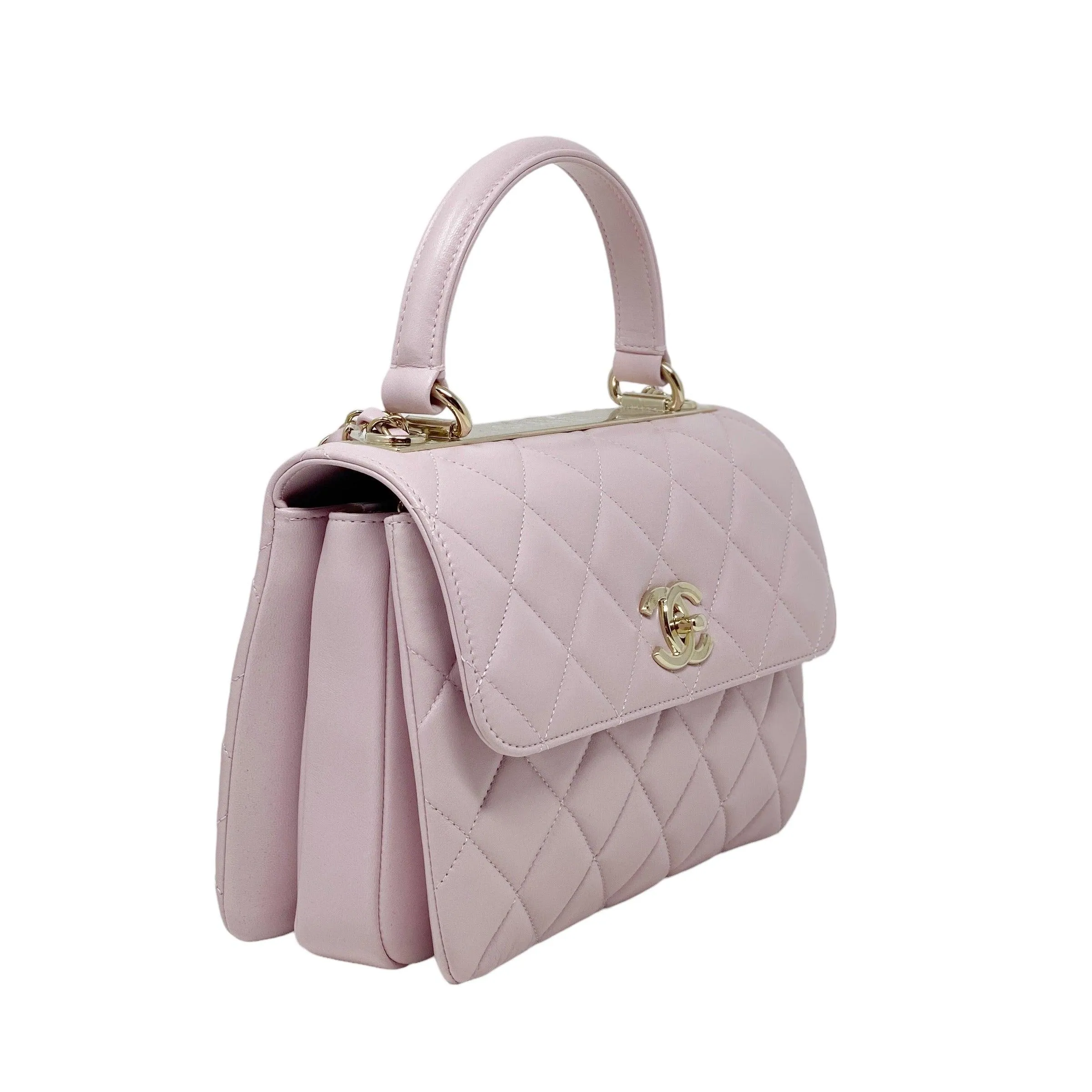 Chanel 21P Pink Medium Trendy Flap