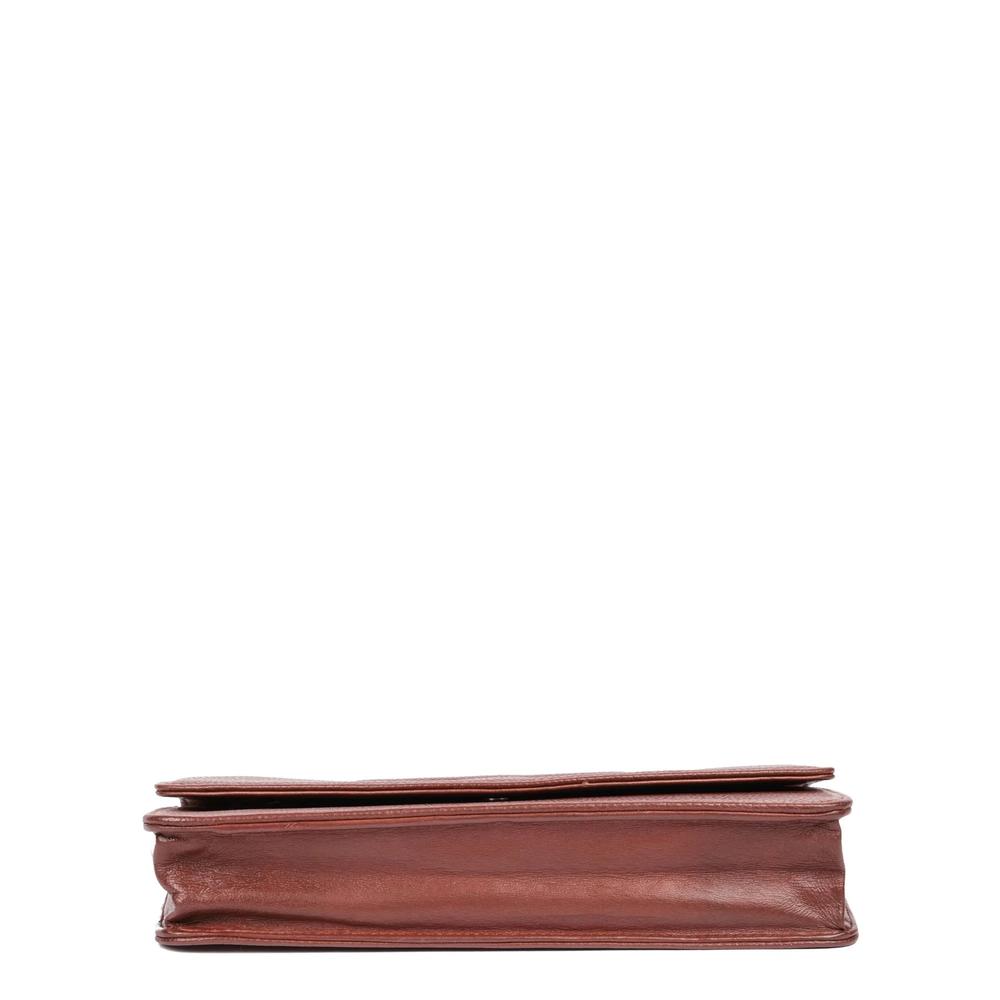 Chanel Brown Caviar Leather Vintage Timeless Wallet-on-Chain Shoulder Bag