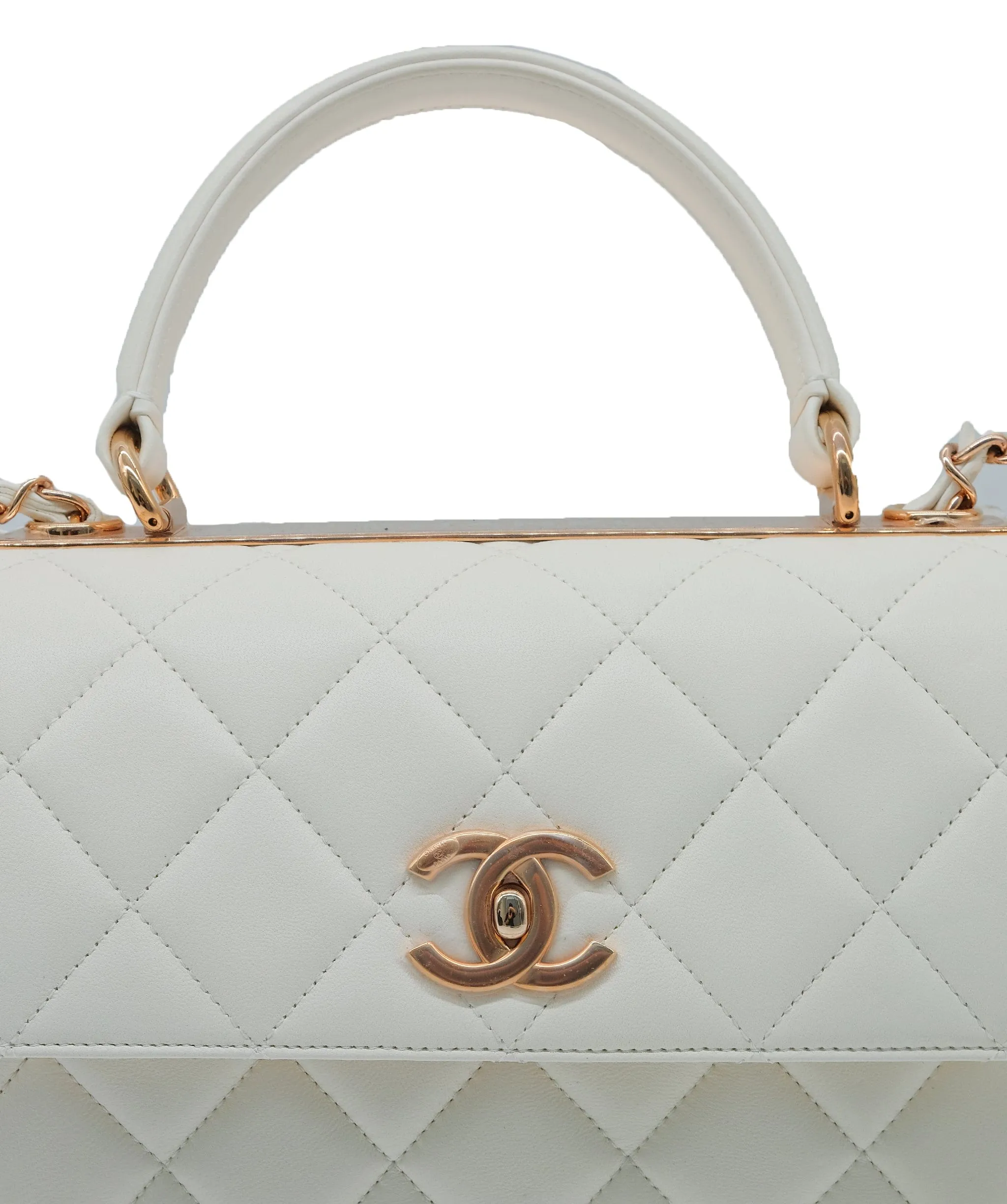 Chanel Trendy White lambskin  RGH RJC3254