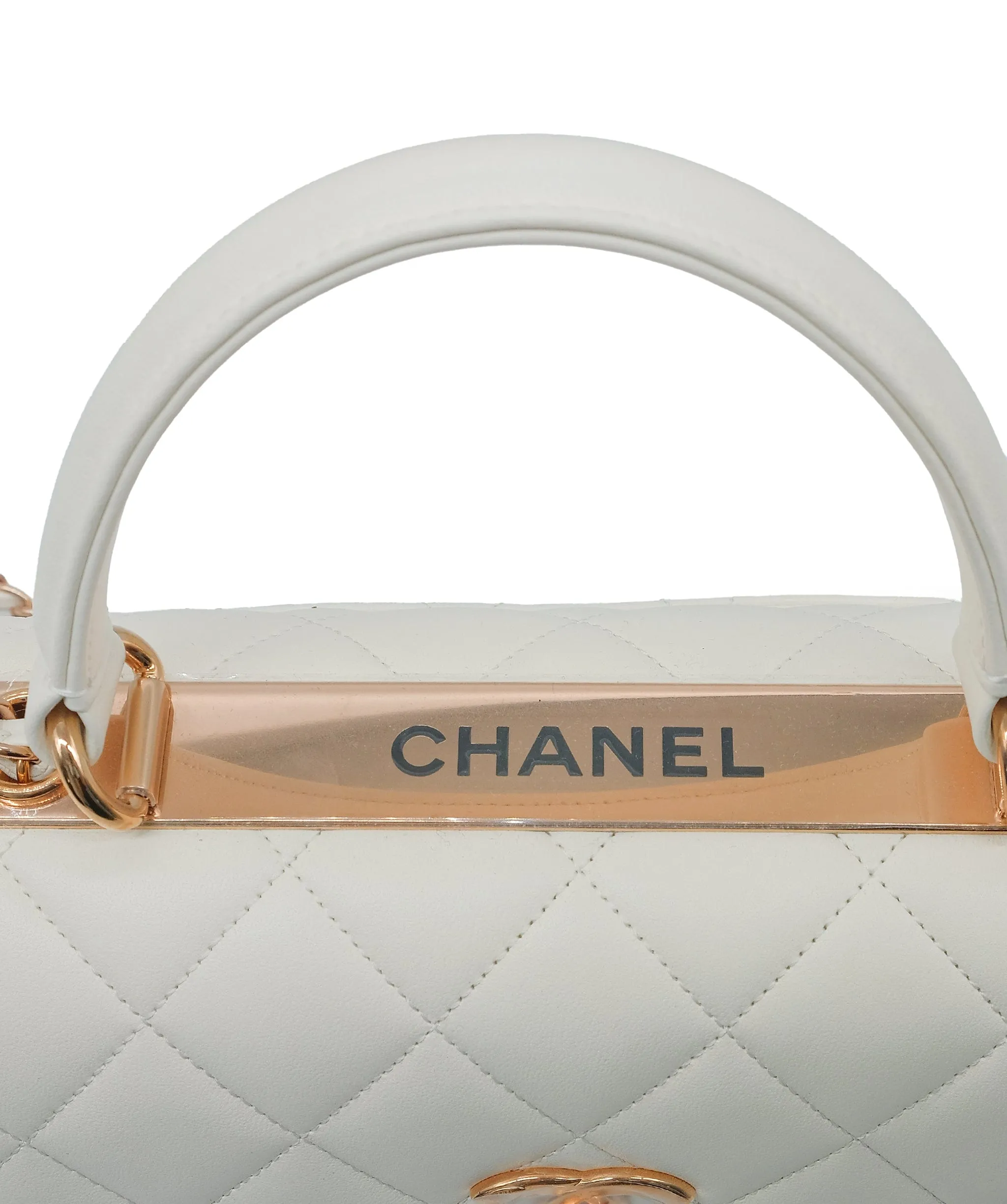 Chanel Trendy White lambskin  RGH RJC3254