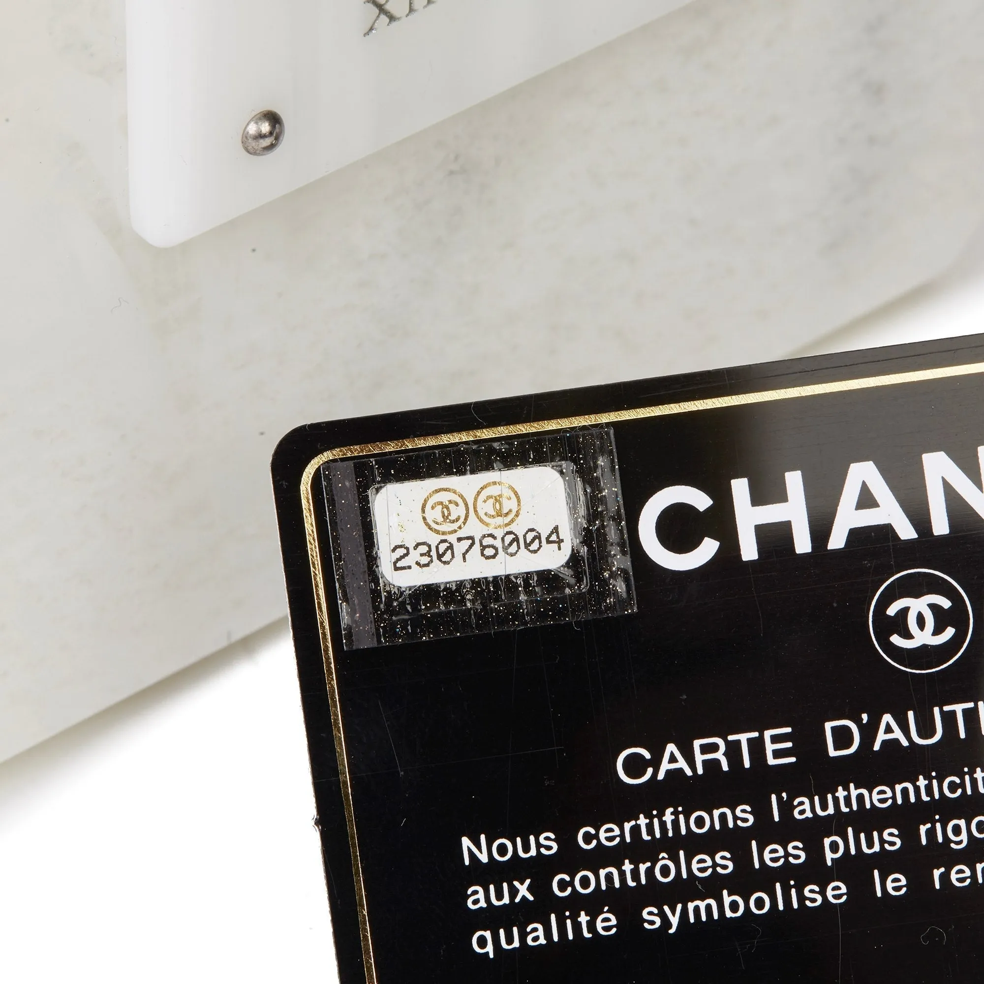 Chanel White Marble Plexiglass Paris-Rome Perfume Bottle Bag