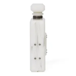 Chanel White Marble Plexiglass Paris-Rome Perfume Bottle Bag