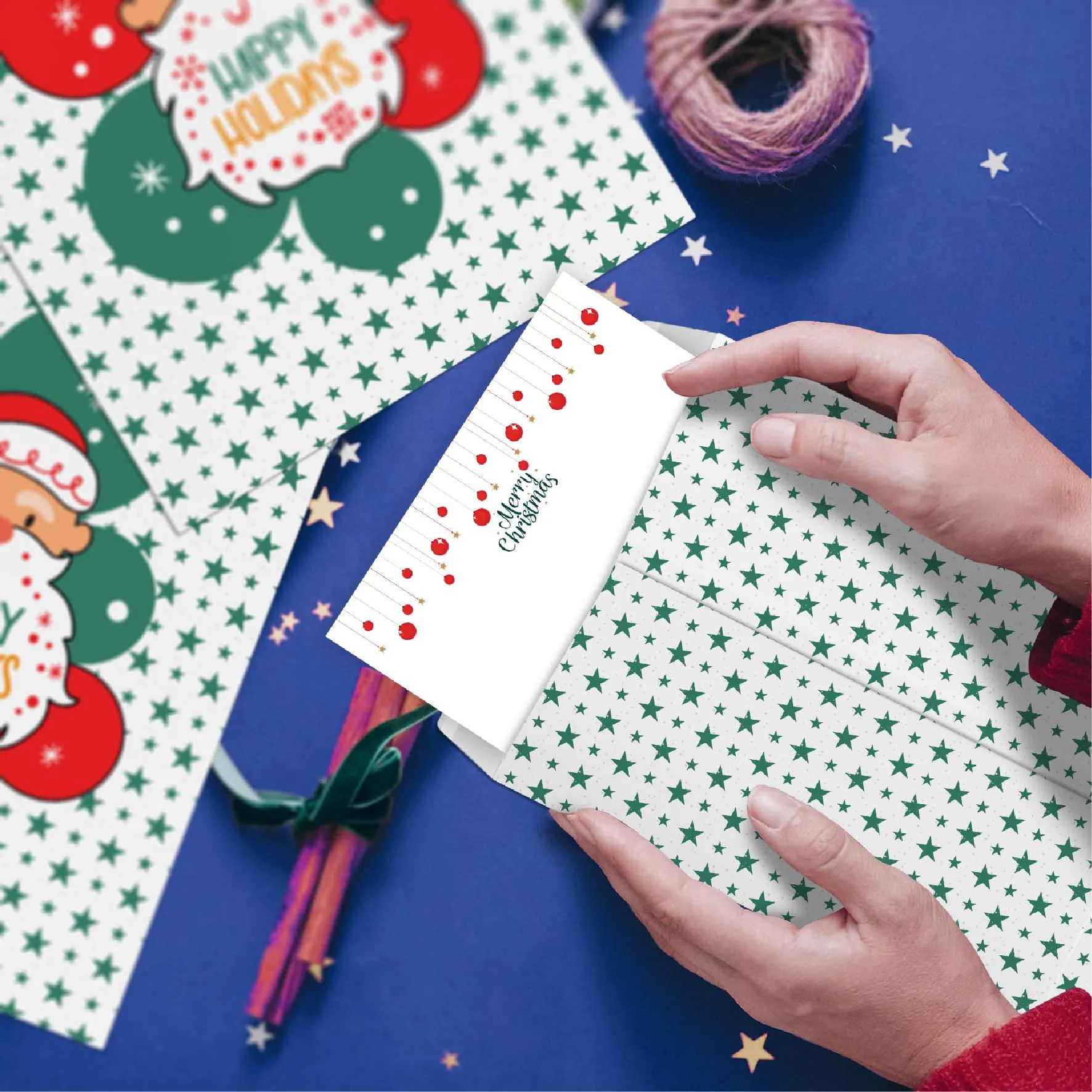 Christmas Gift Wrapping Small Envelopes