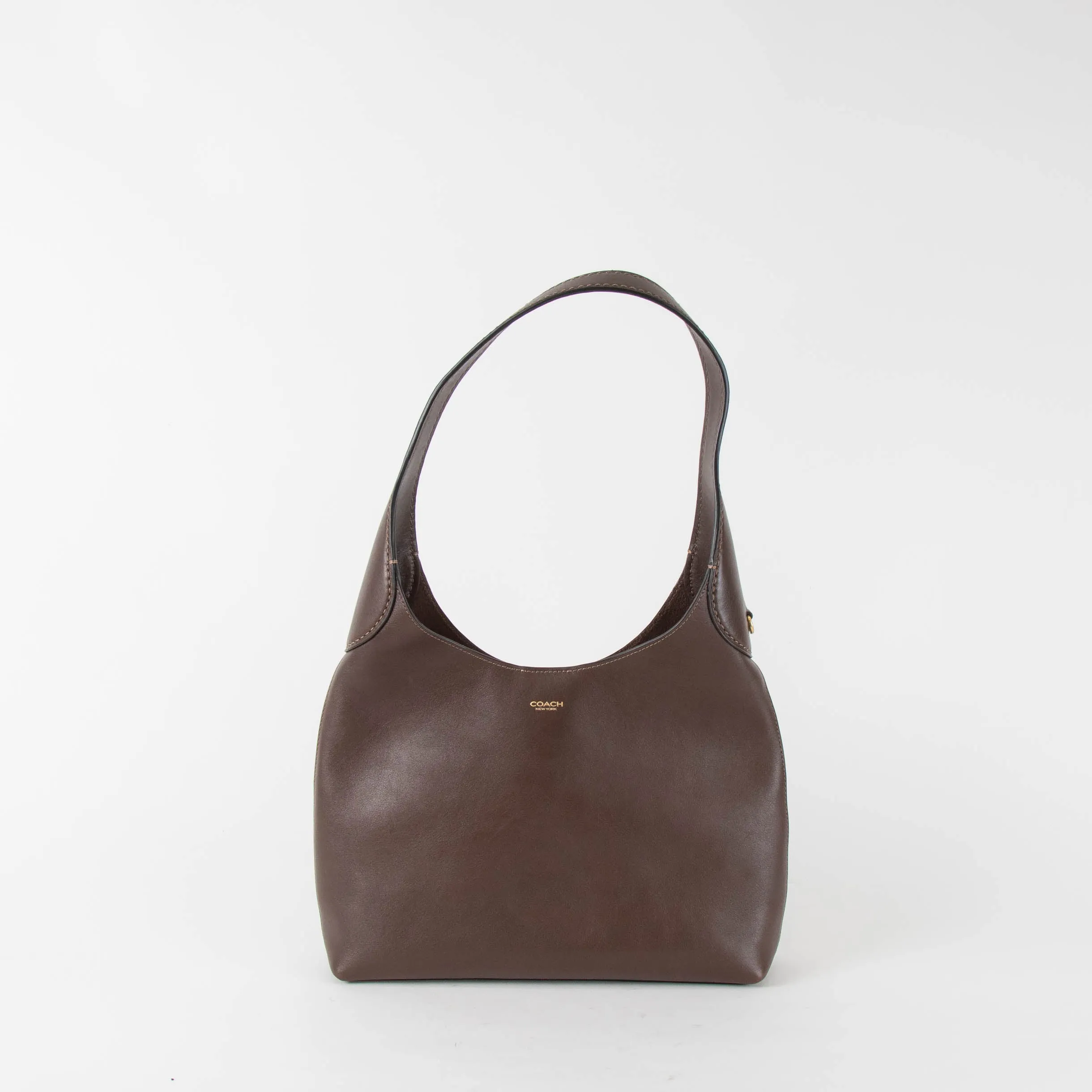 Coach Dark Brown Brooklyn Shoulder Bag