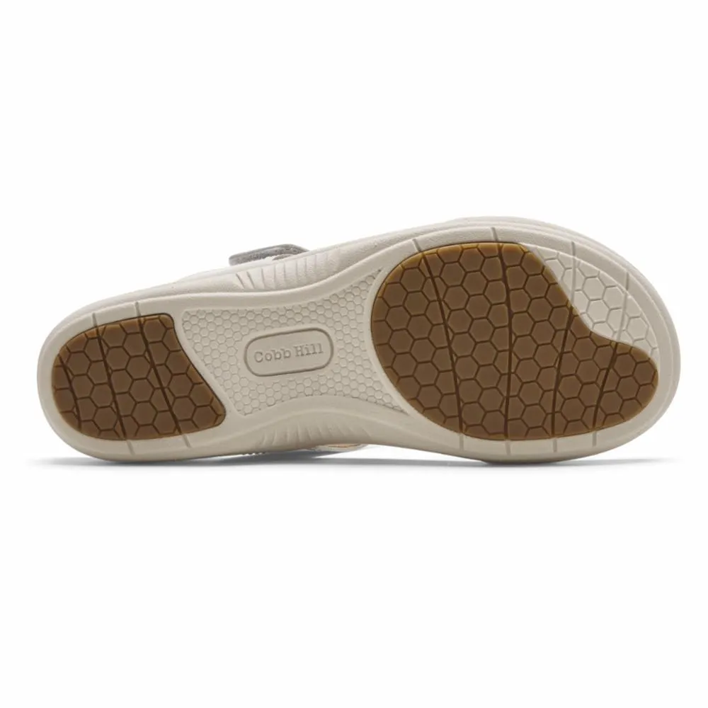 Cobb Hill RUBEY SLIDE WHITE/PEWTER