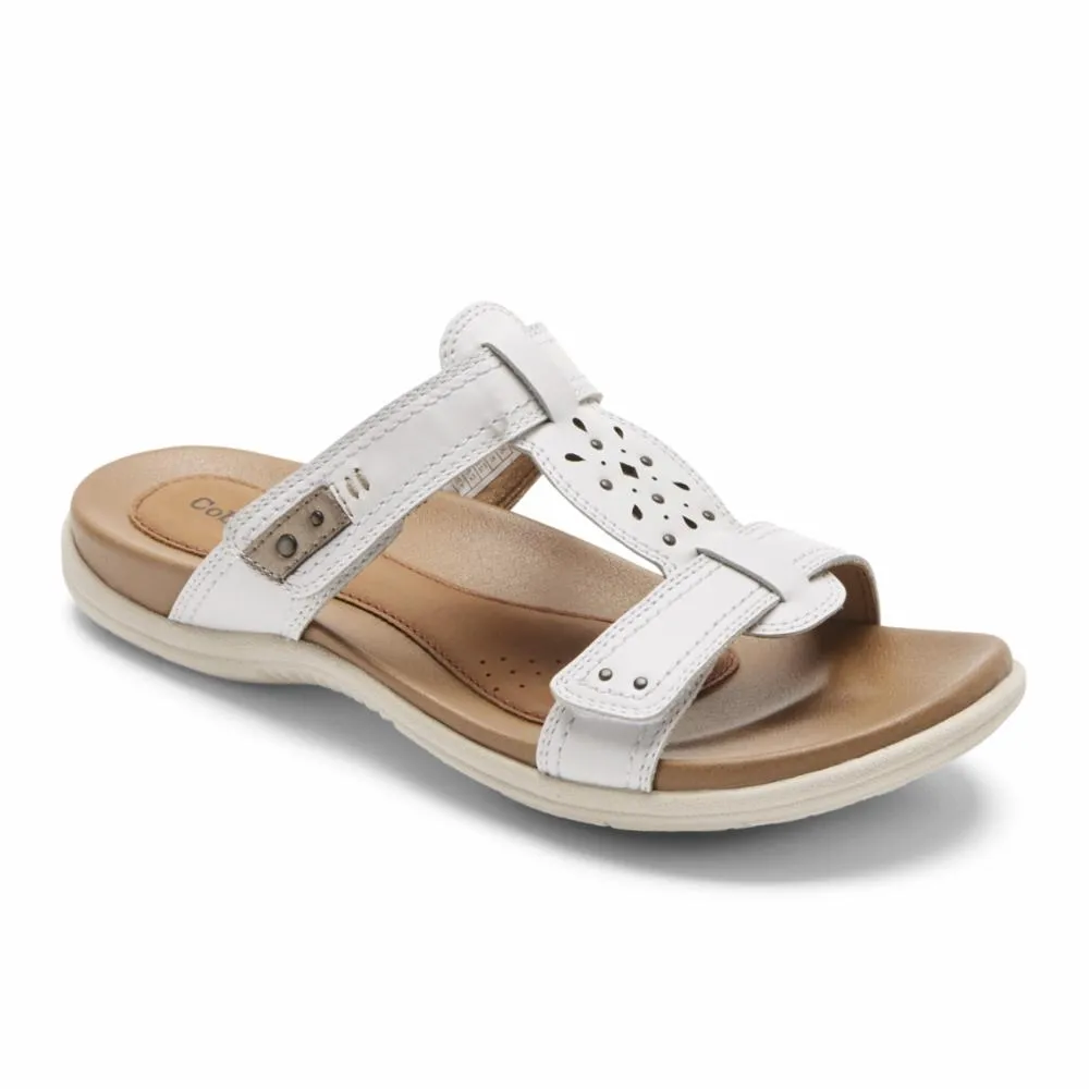 Cobb Hill RUBEY SLIDE WHITE/PEWTER