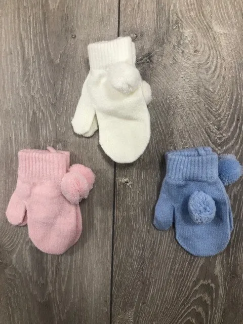 Double Pom Mittens