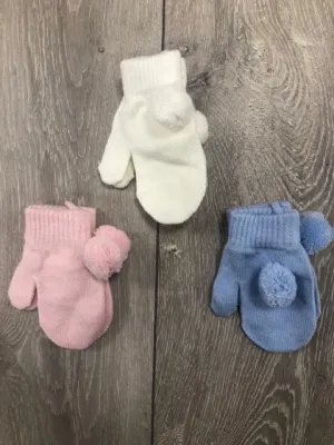 Double Pom Mittens