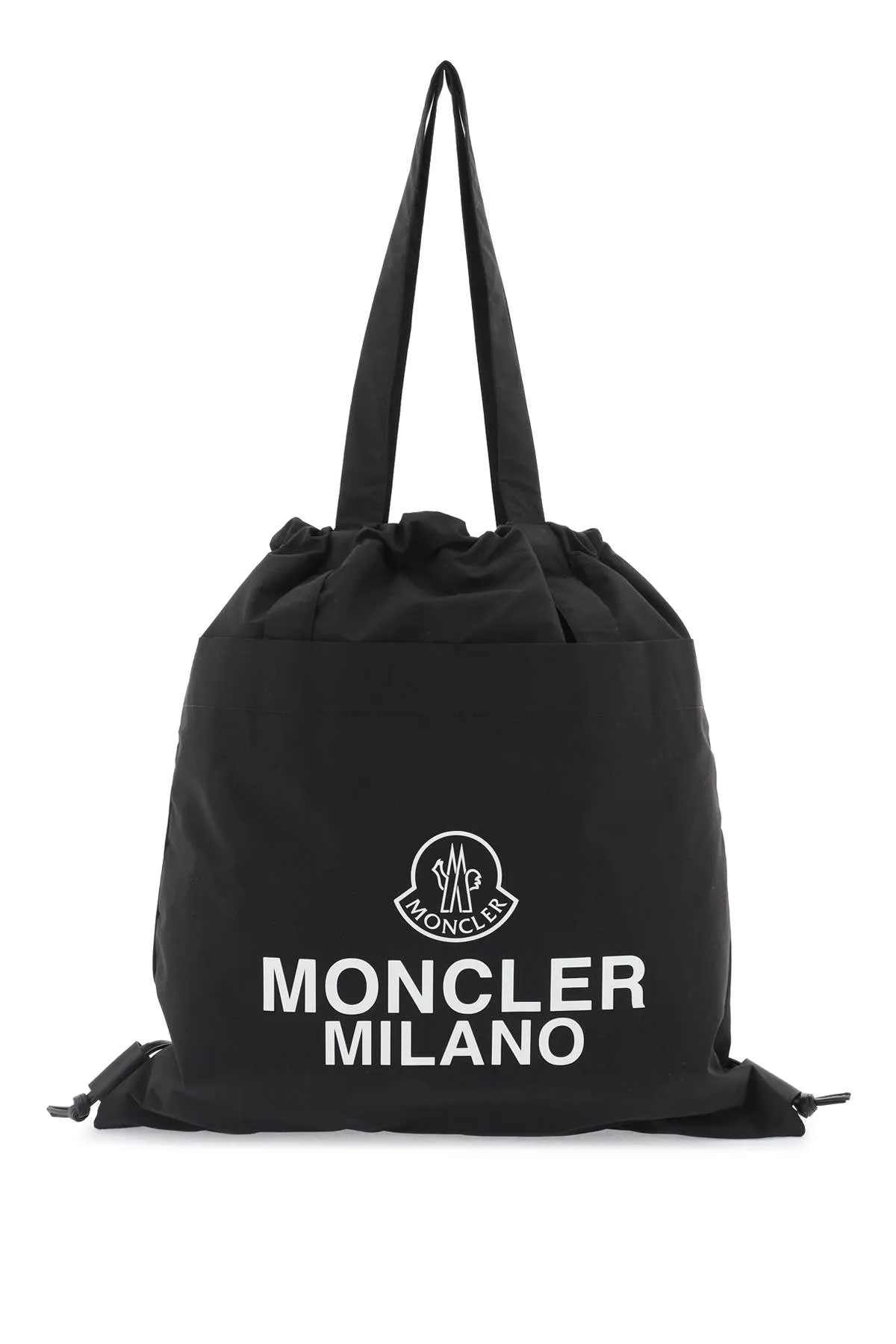 drawstring aq tote bag with