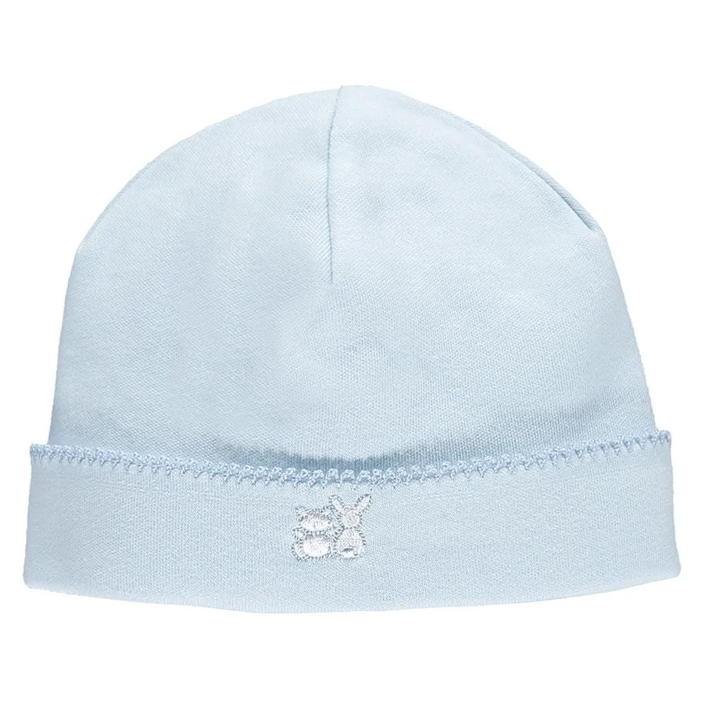 Emile et Rose 'Nox' Blue Hat, Mitts & Booties Gift Set