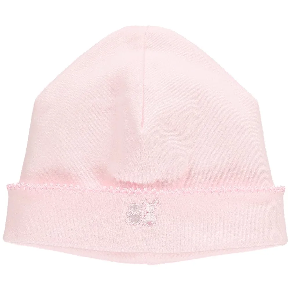 Emile et Rose 'Nox' Pink  Hat, Mitts & Booties Gift Set