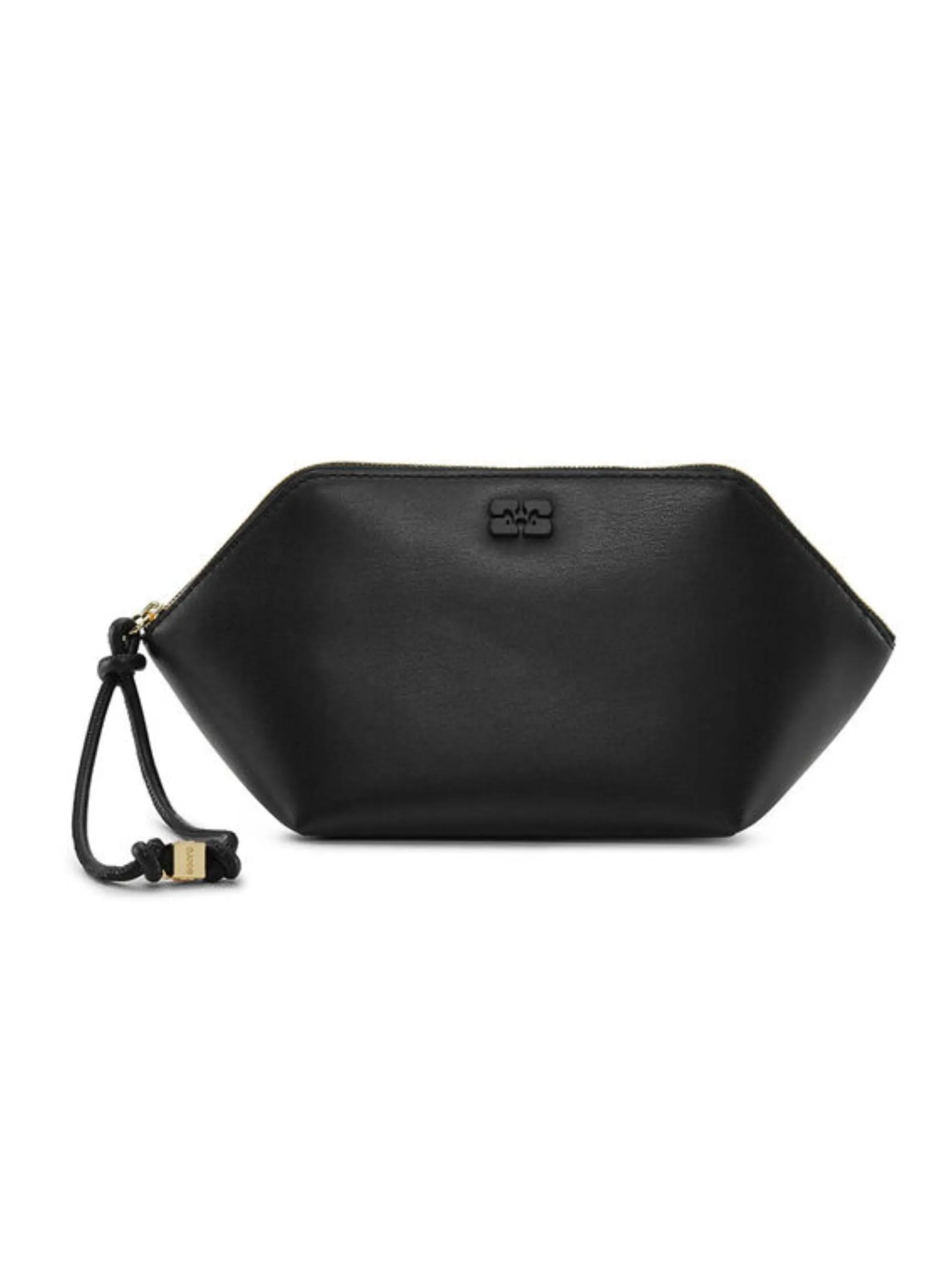 Ganni Bou Zipped Clutch / Black
