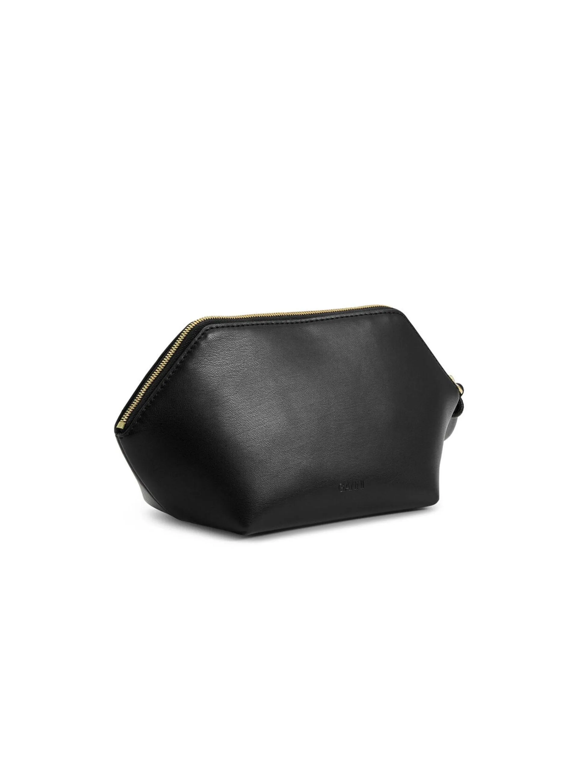Ganni Bou Zipped Clutch / Black