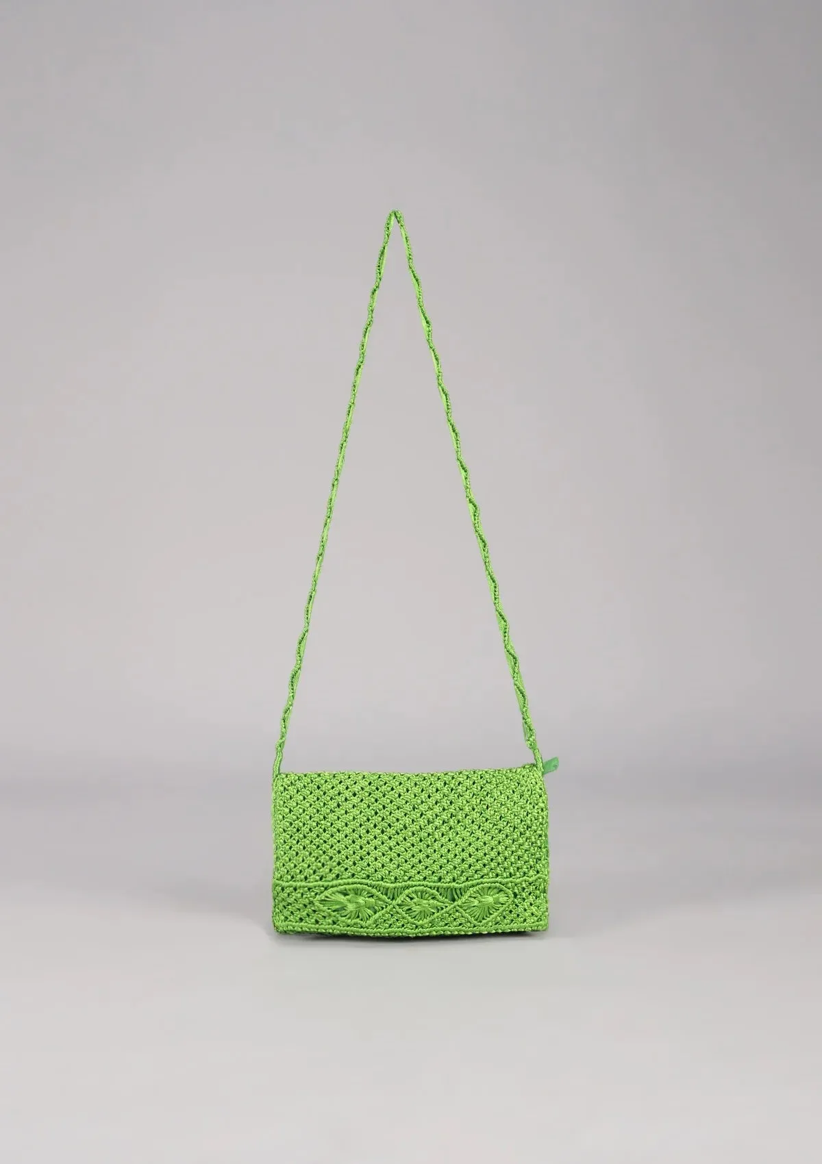 Green Malai Dori Sling Bag