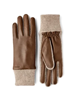 Hestra Jeanne Gloves in Light Brown