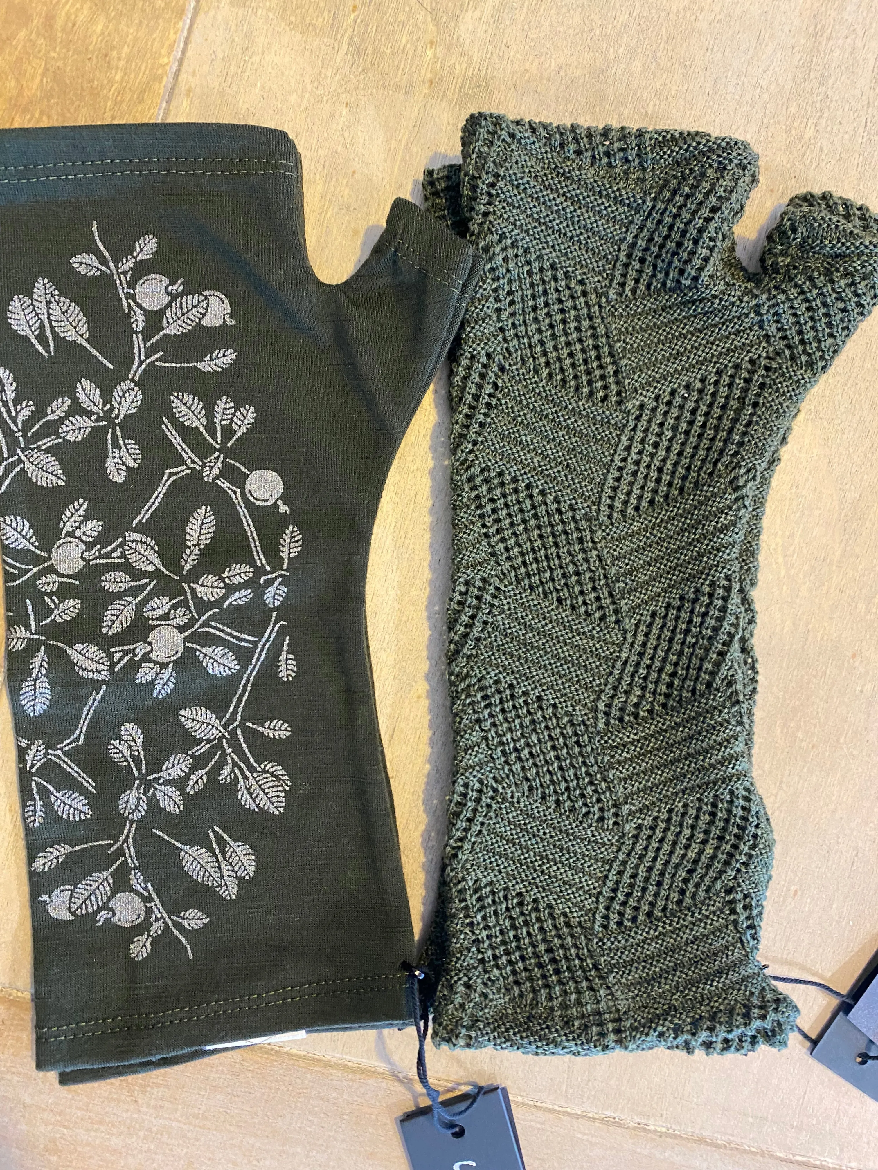 Kate Watts Merino Fingerless Gloves Regular Length