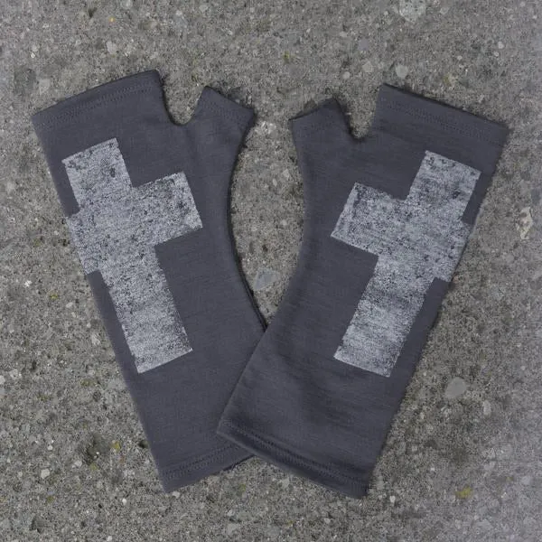 Kate Watts Merino Fingerless Gloves Regular Length