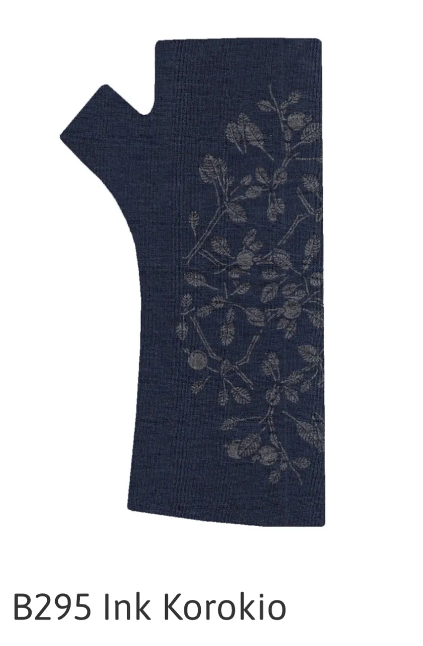 Kate Watts Merino Fingerless Gloves Regular Length