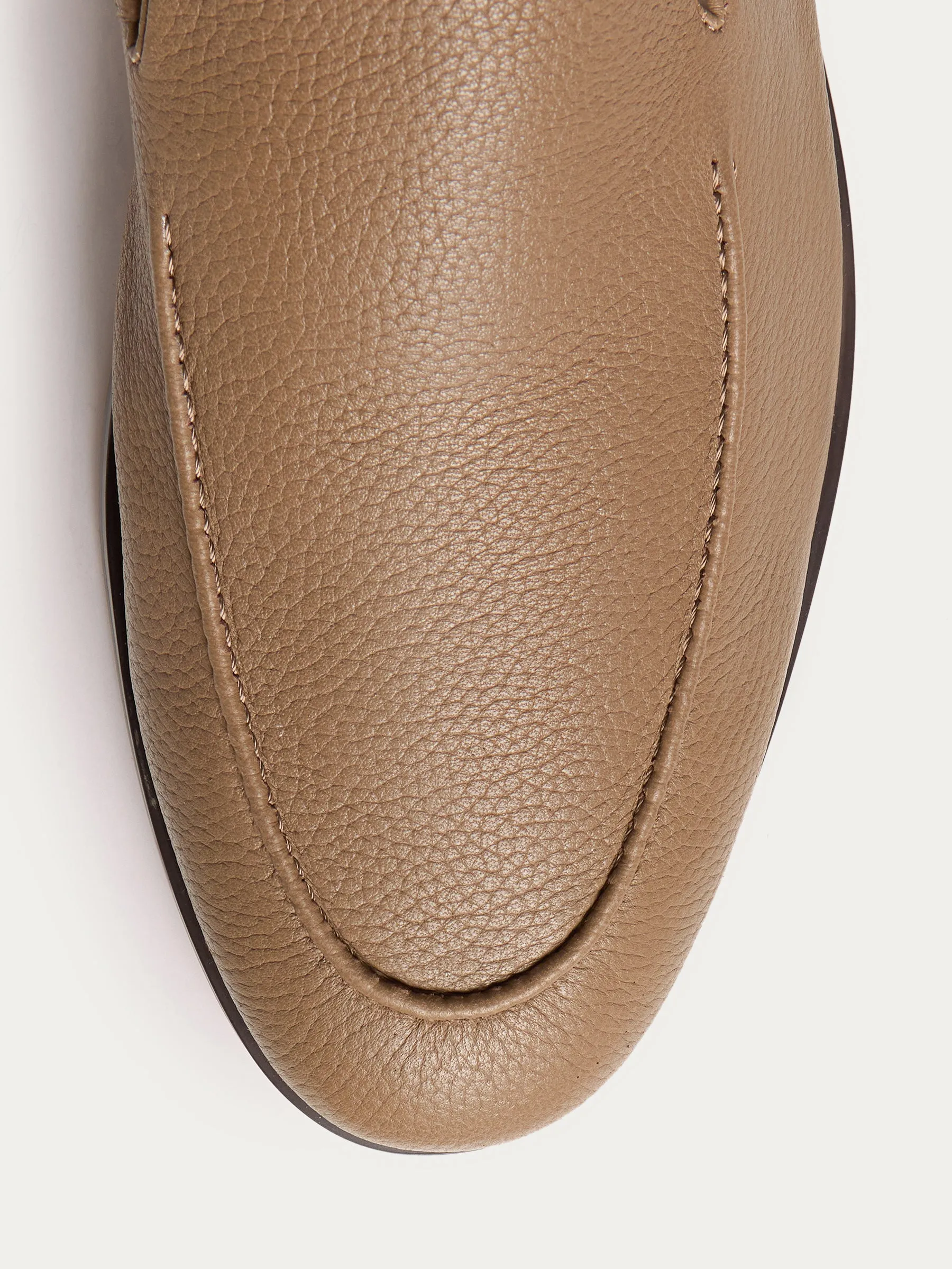 Leather loafers