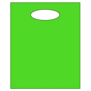 Lime Green Party Loot Bags | 8 Count