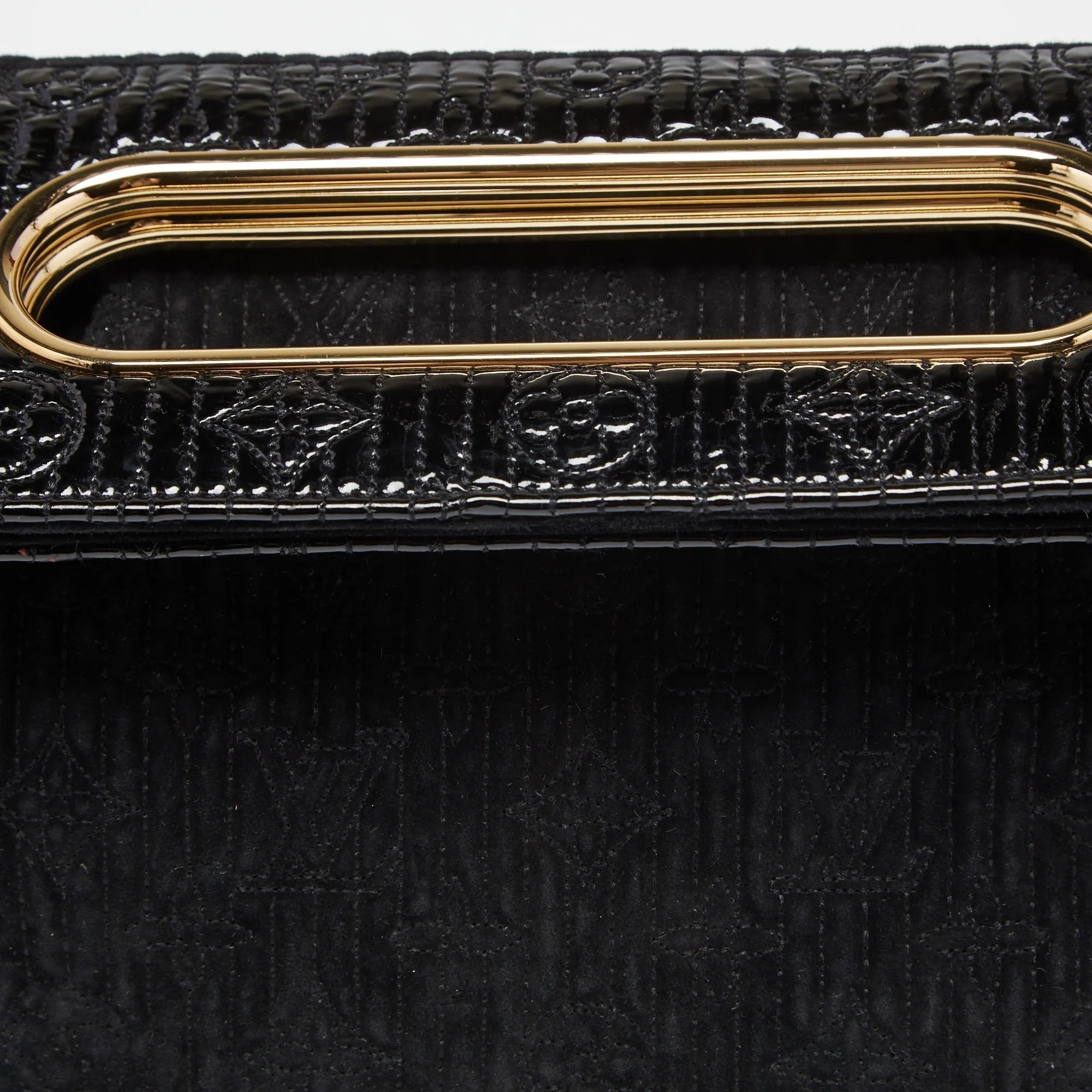Louis Vuitton Black Monogram Limited Edition Motard Before Dark Clutch