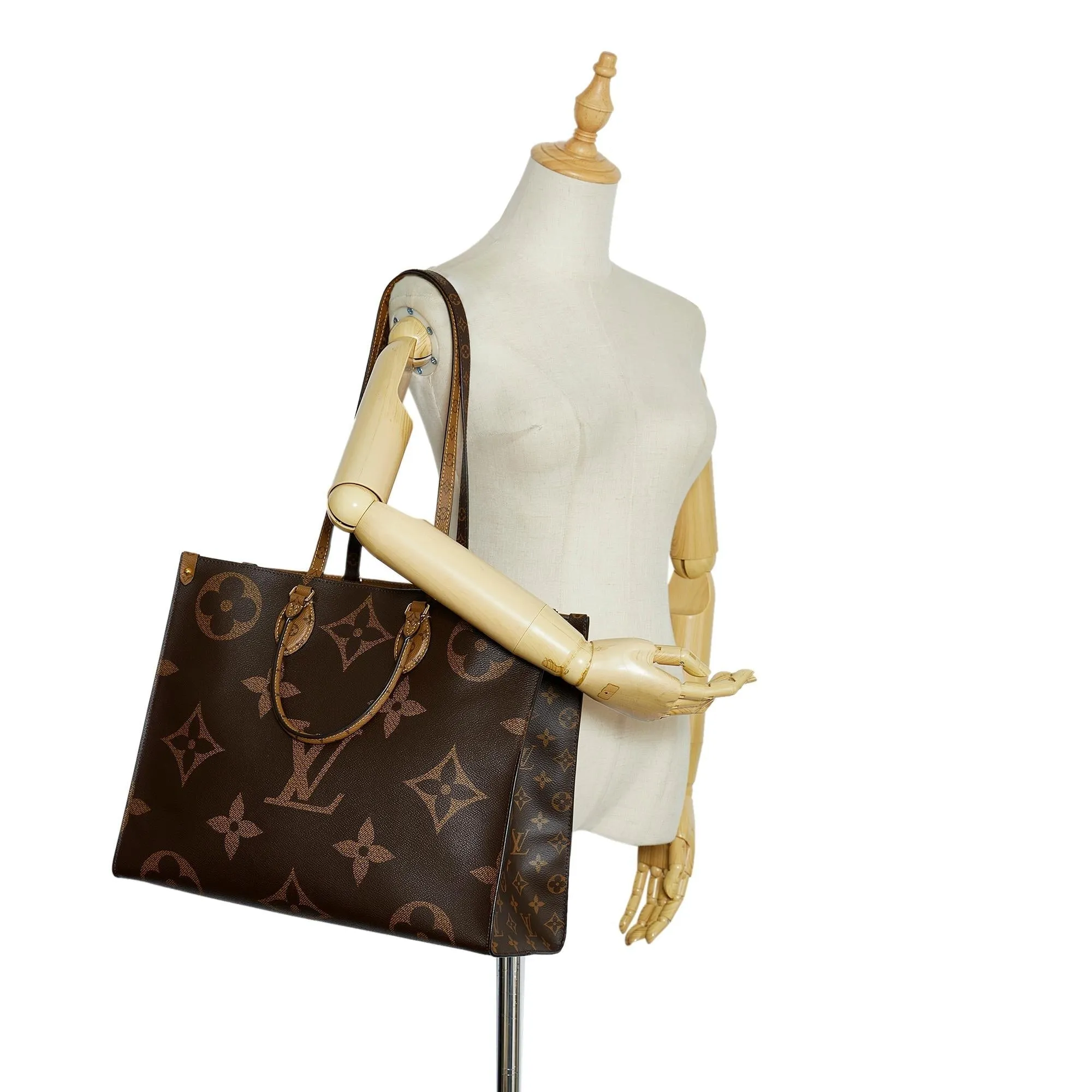 Louis Vuitton Monogram Reverse Giant Onthego GM (SHG-1N6HHY)