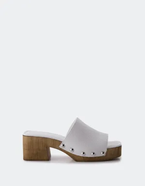 Maja White Leather