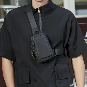 Men's Small Sling Lightweight Crossbody Bag  For  Travel And Hiking