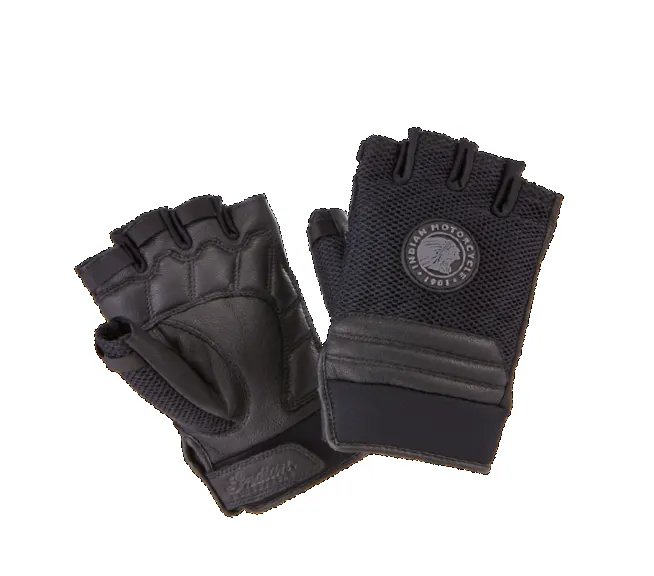 Men's Tobin Fingerless Gloves -Black NLA