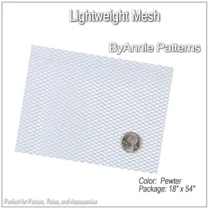 Mesh (Lightweight) 1/2 Yard - Pewter