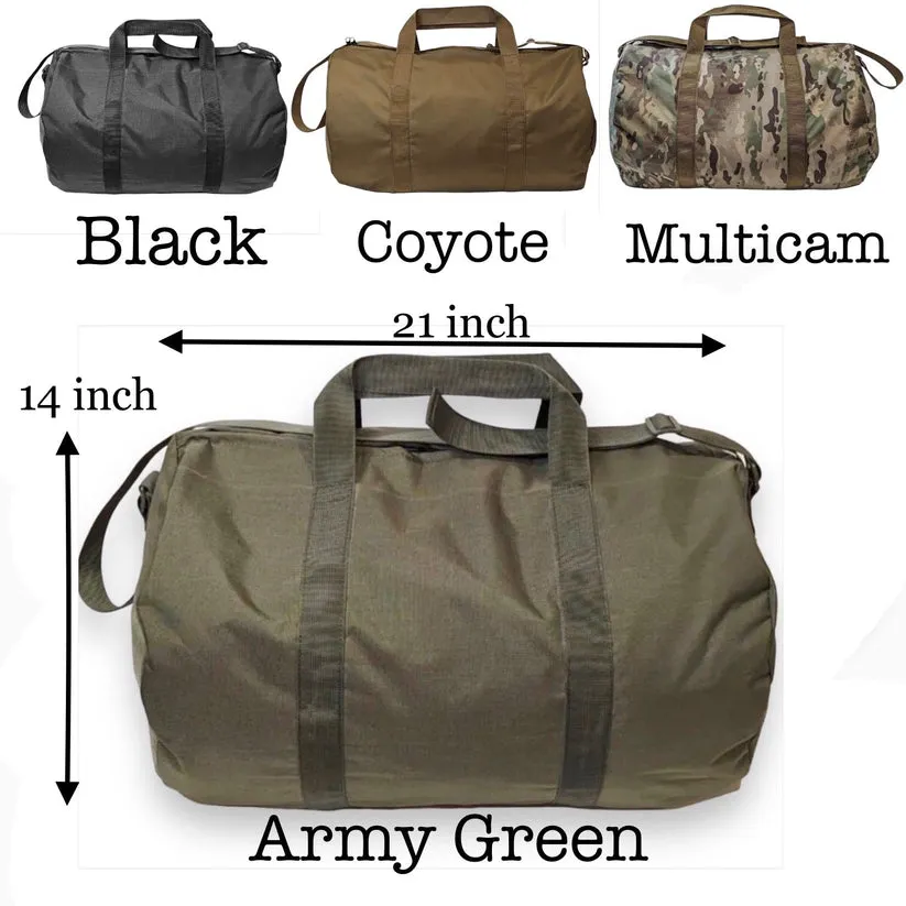 Military Style Durable Duffel Bag 21”x 14” 80L