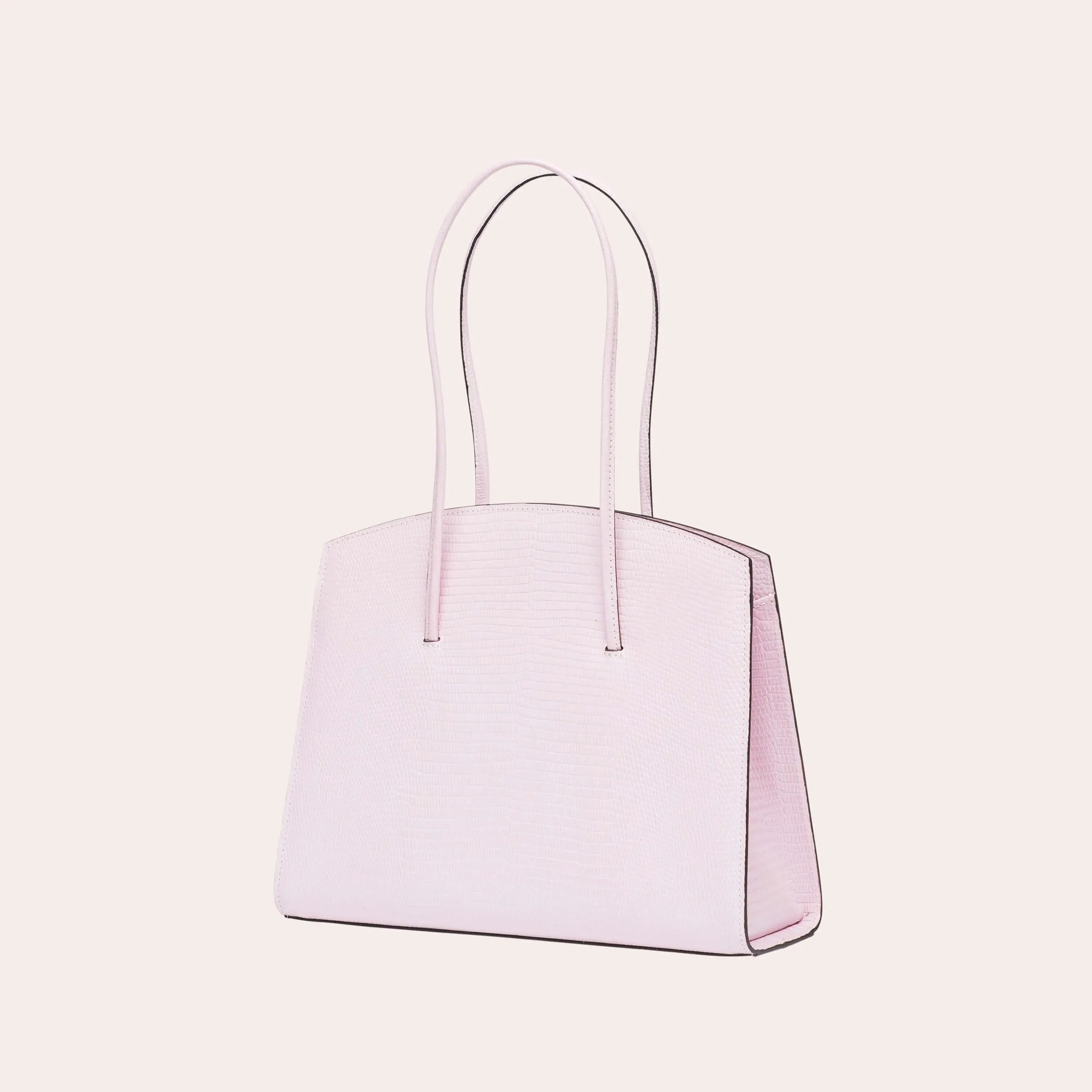 Minimal Tote Pink Lizard